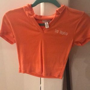 Full tilt orange crop tee